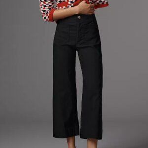 Maeve Classic Black Ankle Pants